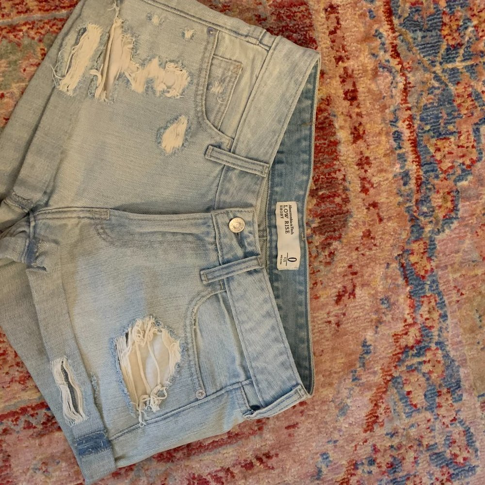 Abercrombie Low Rise Jean Shorts